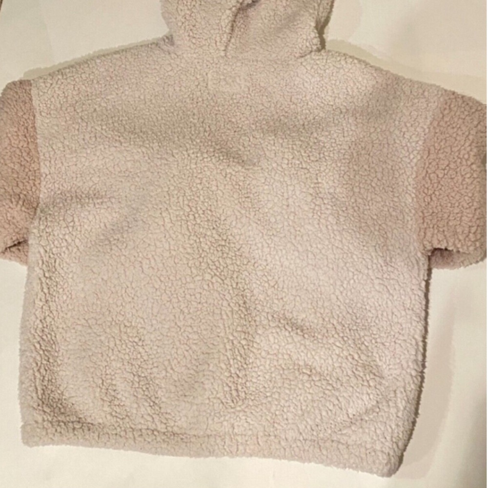 American Eagle Sherpa Quarter Zip Hoodie - Size Medium - Picture 8 of 8